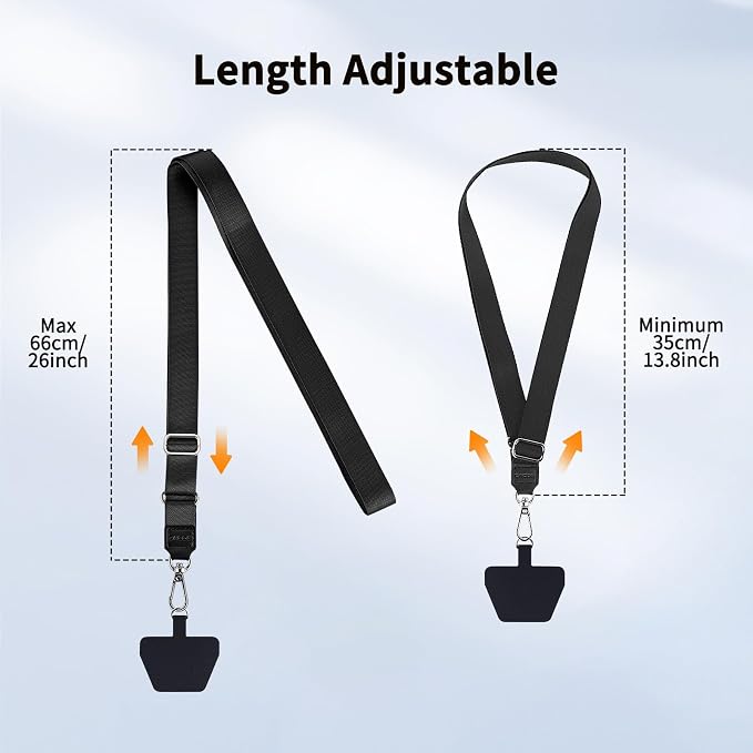 CACOE Phone Lanyard 2 Pcs Adjustable Neck Strap - Image 5