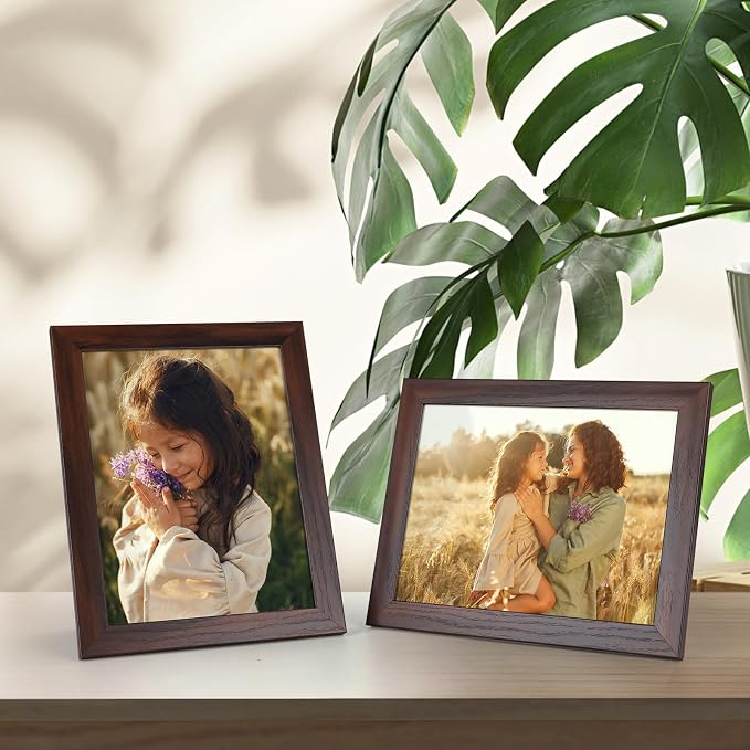 Giftgarden 6x8 Picture Frame Brown 6 x 8 Photo Frames Bulk - Image 3
