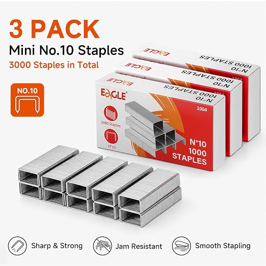 Eagle No.10 Mini Premium Staples - Image 2