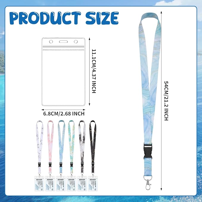 6 Pack Lanyards for Cruise Ship Cards - Image 2