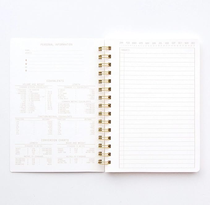 DesignWorks Ink Textured Paper Twin Wire Notebook, Daily Planner & Soft Cover - Image 4