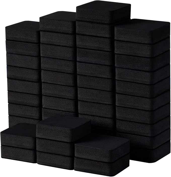 Favourde 48 Pack Magnetic Whiteboard Dry Erase Erasers Chalkboard Cleansers by favide