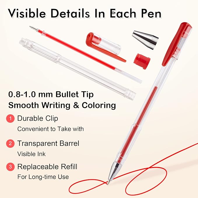 Shuttle Art 120 Unique Colors Gel Pens Gel Pen Set - Image 2