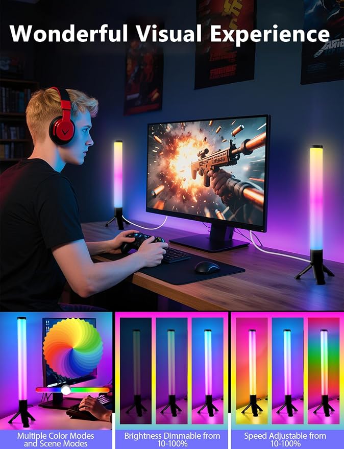 DAYBETTER 360° Smart LED Light Bars, RGB Light Bars - Image 2
