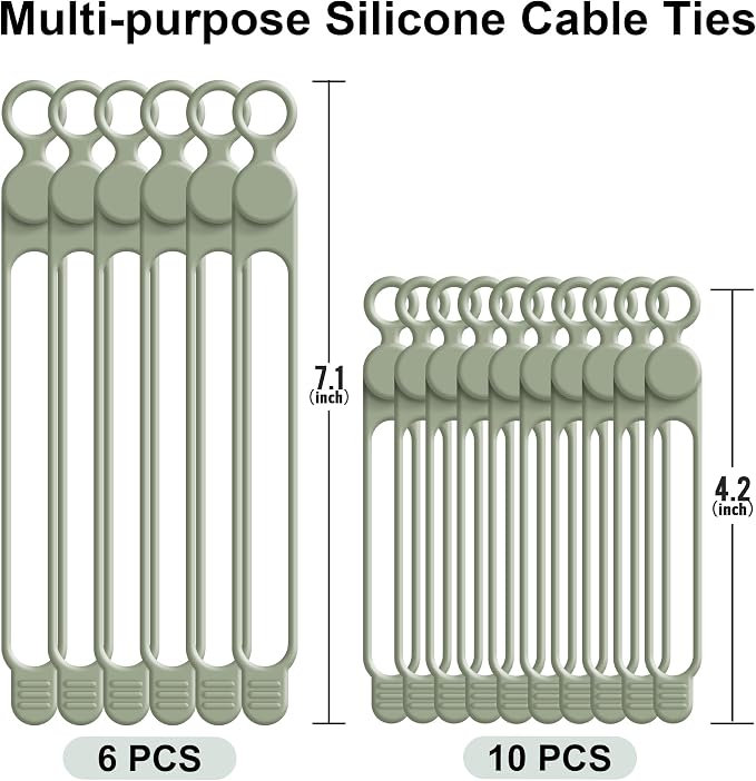Silicone Cable Ties Cord Organizer - Image 6