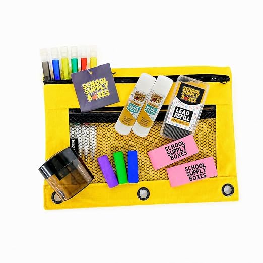 School Supply Boxes | Elementary School Essentials Bundle | | Includes Binders - Image 5