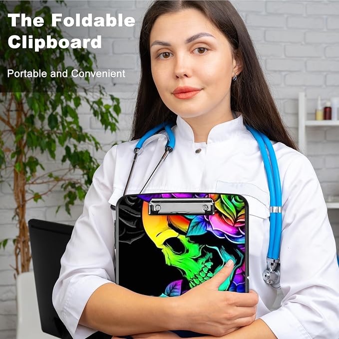 Clipboard with Storage, Heavy Duty Plastic Storage Clipboard with Low Profile - Image 5