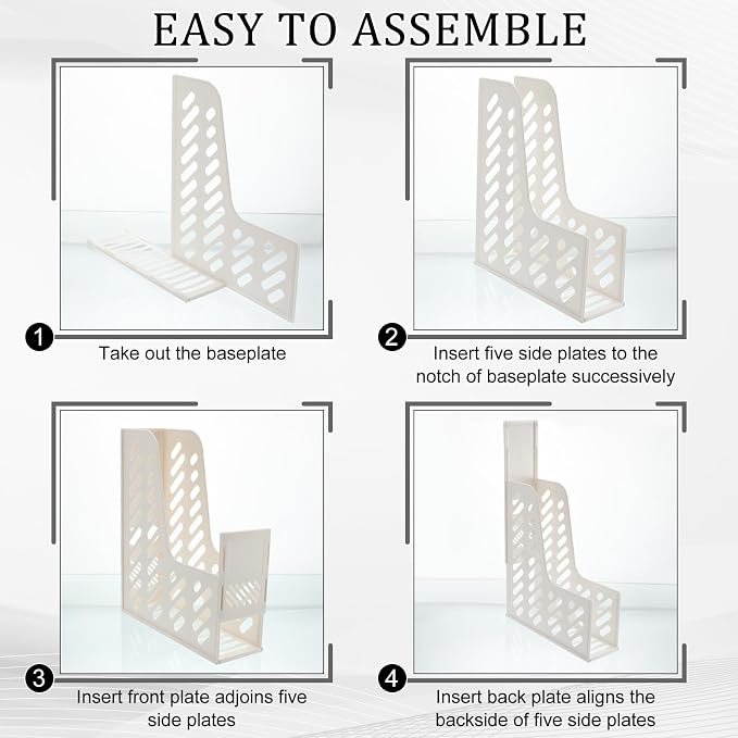 Glenmal 12 Pack Magazine Organizers Binder Organizer - Image 4