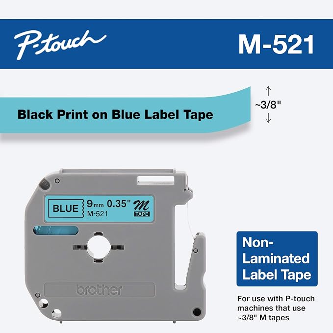 Brother 0.37"X26.20' Continuous Form Label - Image 2