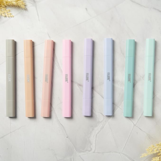 BLIEVE Bible Highlighters No Bleed Through, Pastel Colors, Dual Tip, 8 Pack | - Image 9