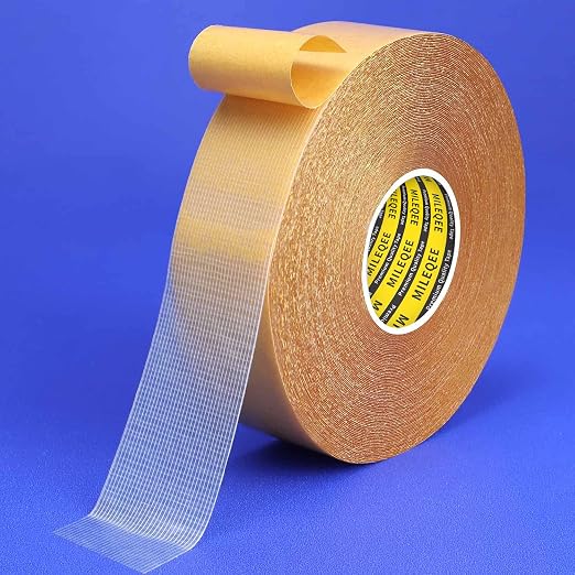 MILEQEE Double Sided Tape Heavy Duty, 1.18" x 66FT, Universal High Tack Strong by MILEQEE