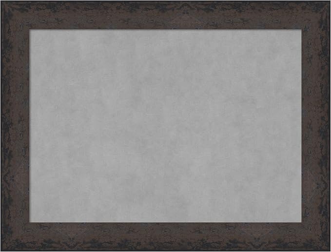 Amanti Art Black Framed Magnetic Board 25x33 Medium Vision Board by AmantiArt