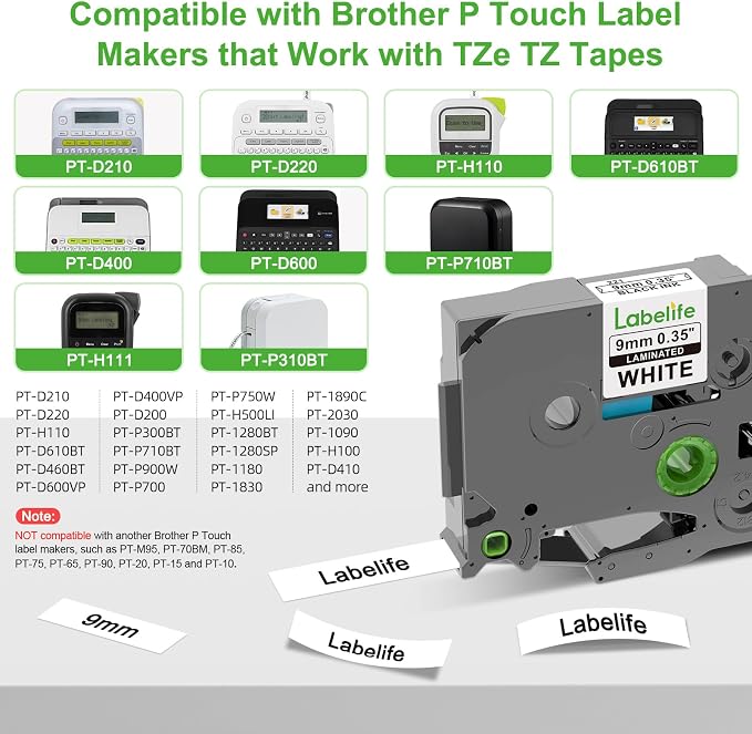 Labelife TZe-221 TZe221 Replacement - Image 2
