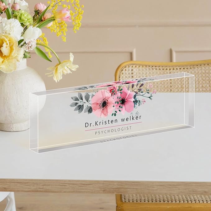 Desk Name Plate Personalized, Custom Name Plates - Image 6