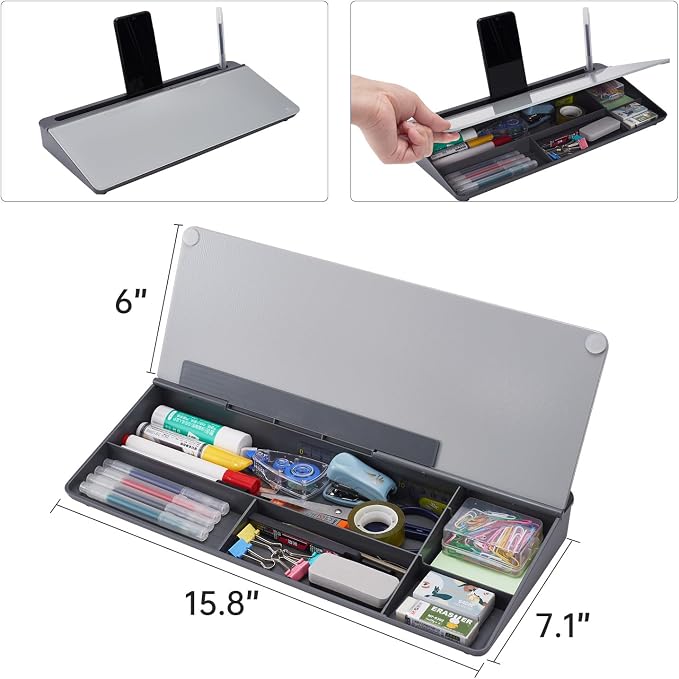 TSJ OFFICE Desktop Whiteboard Dry-Erase-Board - Image 4