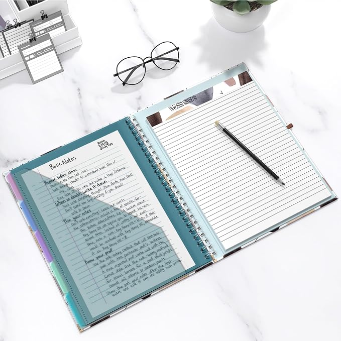 Hongri Clipboard Folio with Refillable Lined Notepad, 8.5 x 11 Folders with - Image 7