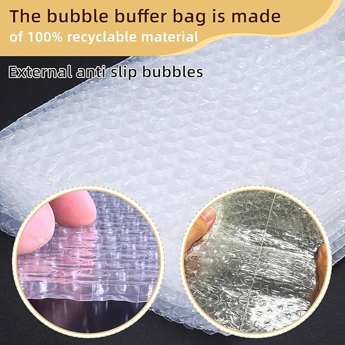 50Pcs Bubble Pouche Wrap, 10”x14” Bubble Bags - Image 3