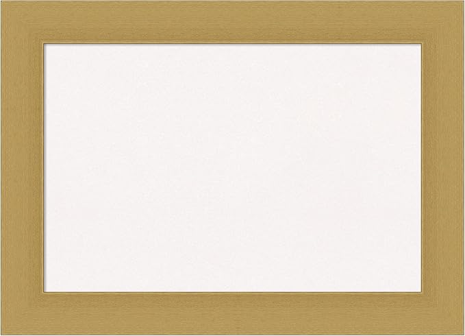 Amanti Art White Cork Board for Wall, 16x22 Vision Board with Gold Frame, Small Corkboard Office Decor for Home Organization, Casual Corkboard Pinboard to Display Items for Home Organization in-DeskLoop Office