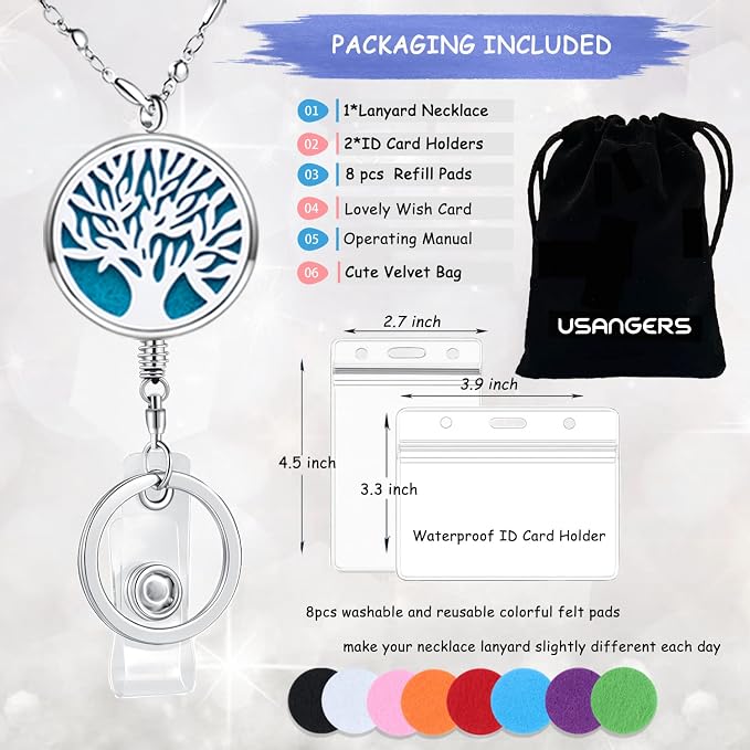 Retractable Lanyard for ID Badges Holder Badge Reels Retractable for Nurses - Image 6