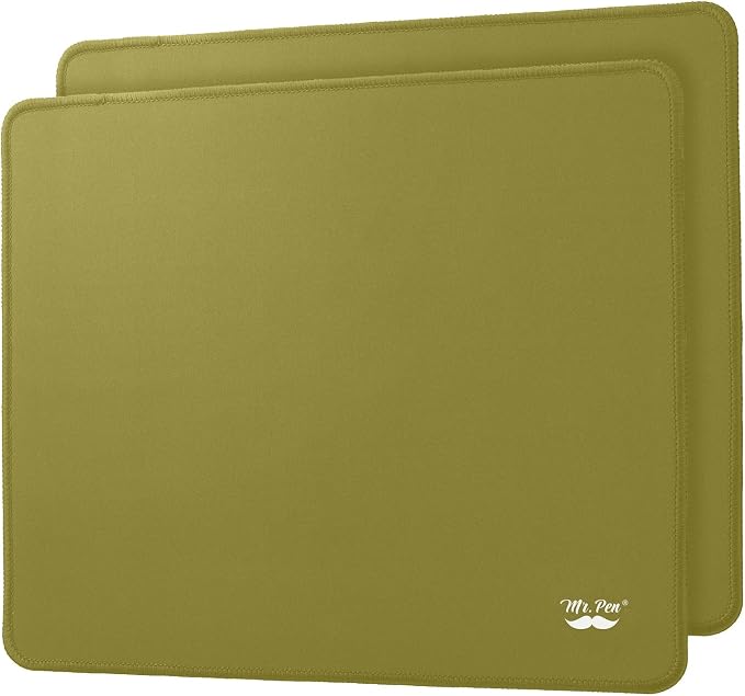 Mr. Pen 2 Pack Green Gaming Mouse Pads, 12.8"x11.3" by MrPen