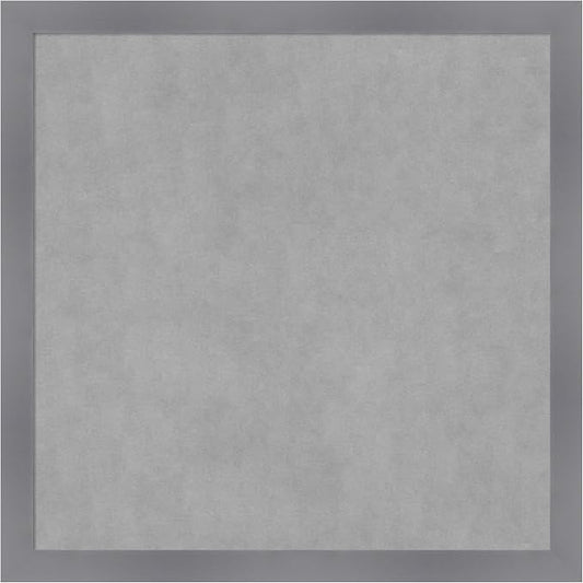 Amanti Art Grey Framed Magnetic Board 26x26 Medium Vision Board by AmantiArt