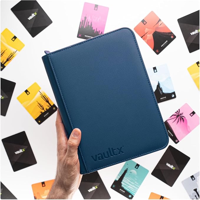Vault X 4 Pocket Zip Binder, 160 Cards, Exo-Tec Material, 20 Side-Loading Pages - Image 7