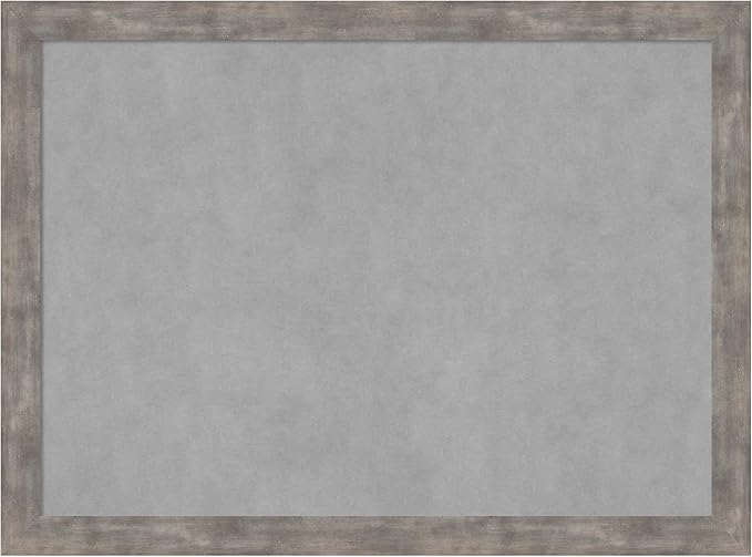 Amanti Art Silver Framed Magnetic Board 23x31 Medium Vision Board by AmantiArt