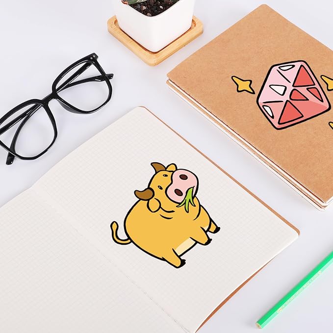 zmybcpack 12 Pack Graph Paper Notebook Journal Notebook Square Grid Paper - Image 4