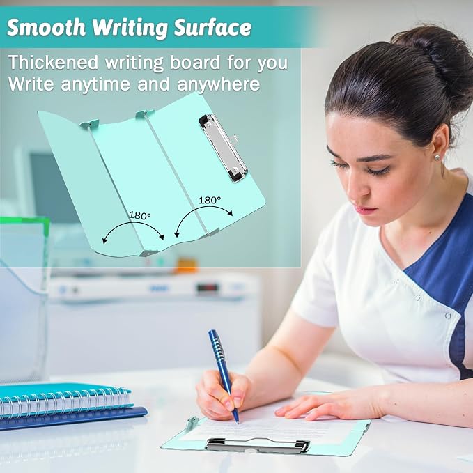 Nursing Clipboard Foldable Clipboard Medical: Edition Cheat Sheets Aluminum 3 - Image 5