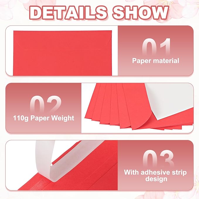 PATIKIL 7.5x5.5 Inch Invitation Envelopes - Image 4