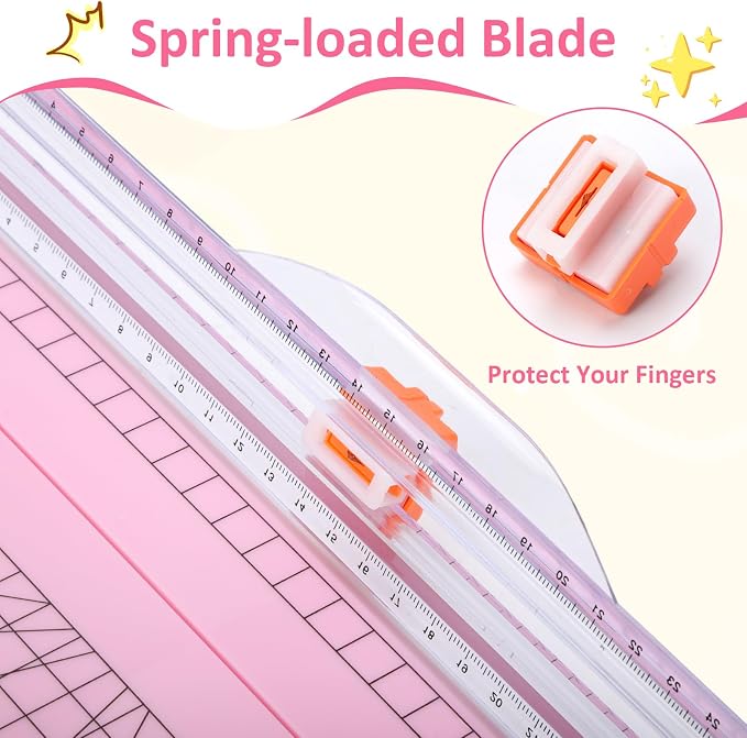 2 Set A4 Paper Cutter 12 Inch Titanium Paper Trimmer Scrapbooking Tool - Image 6