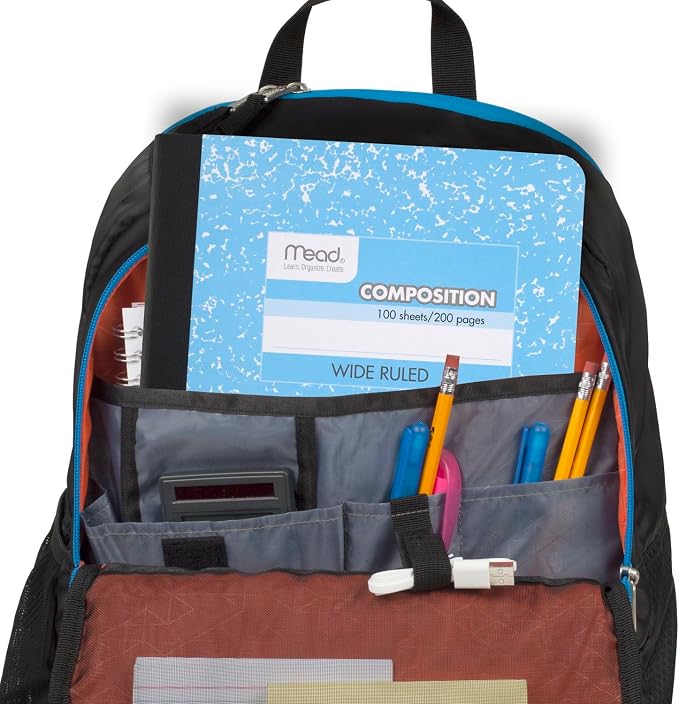Mead Composition Notebook, Wide Ruled 7.5" x 9.75" Paper, 100 Sheets, 6 Pack - Image 4