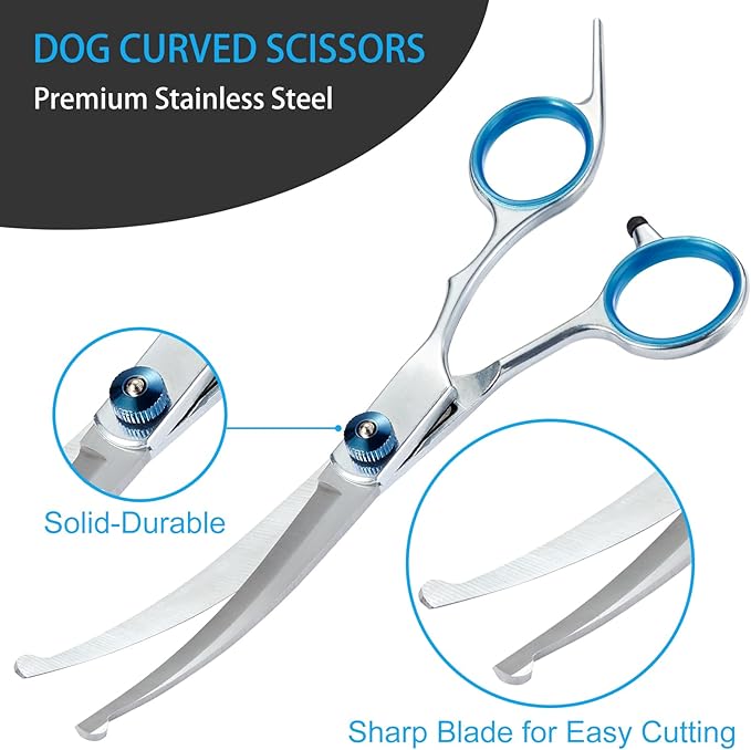 5 in 1 Premium Dog Grooming Scissors, Professional Dog Scissors - Image 4