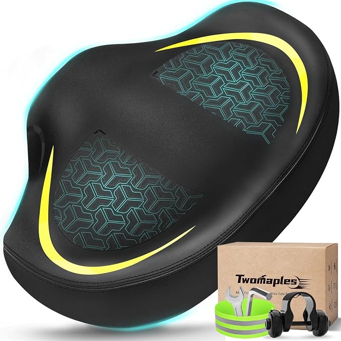 Noseless Bike Seat Cushion for Men & Women by Moreergonomicoversizedbikeseat
