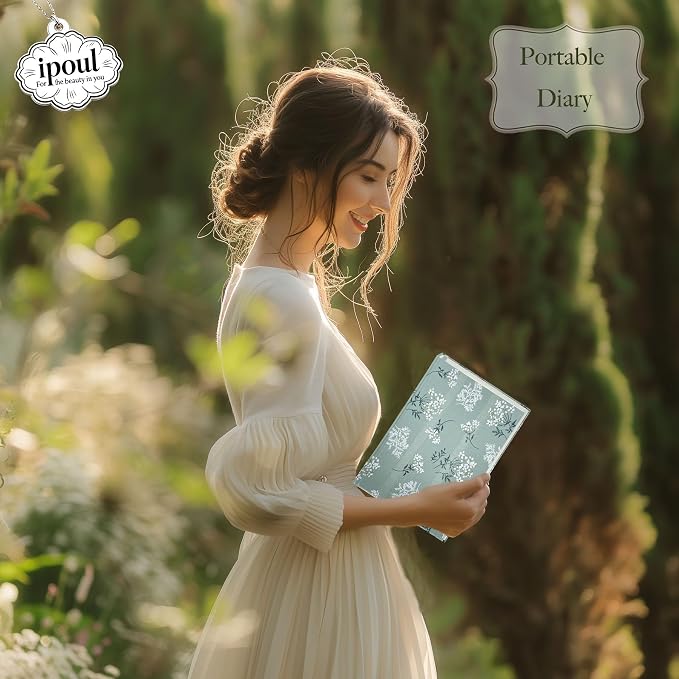 Floral Journal for women, Floret Printed Fabric Cloth Hardcover, 200 Pages - Image 8
