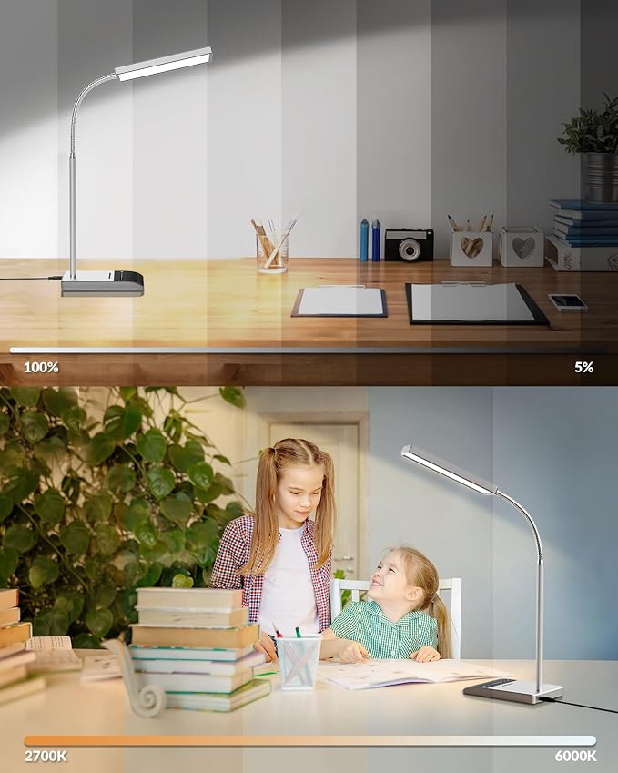 LEPOWER Desk Lamp, 800LM LED for Home Office, True Eye-Caring for Reading | 50 - Image 9
