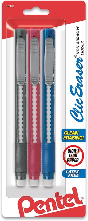 Pentel Clic Retractable Eraser by PentelofAmerica