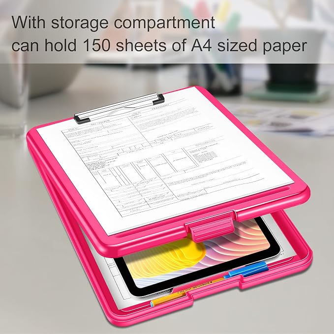 SITHON Nursing Clipboard with Storage, Heavy Duty Portable Writing Clipboard - Image 3