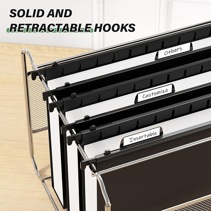 Ansook Extra Capacity Hanging File Folder Letter Size, Heavy Duty 2" Expansion - Image 6