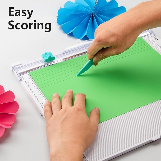 Ecraft Paper trimmer Scoring Board: 12 x12 inch craft paper cutter - Image 6
