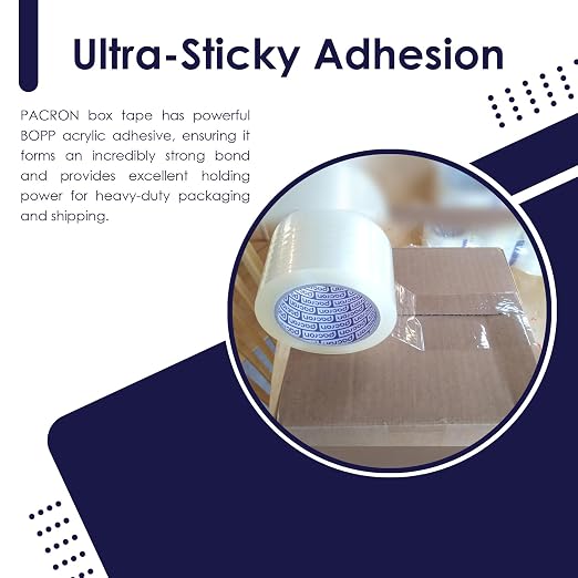 Clear Packing Tape -12 Heavy-Duty Wrapping Tape - Image 2