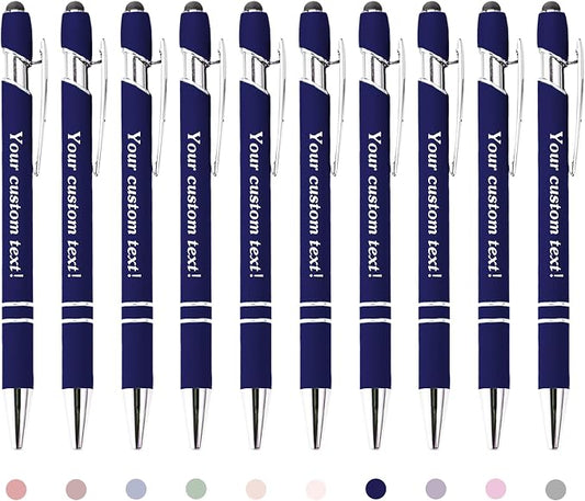 CRME Ballpoint Pen 2-in-1 Stylus Bulk Custom Pens Personalized Engraved Metal by Unknown