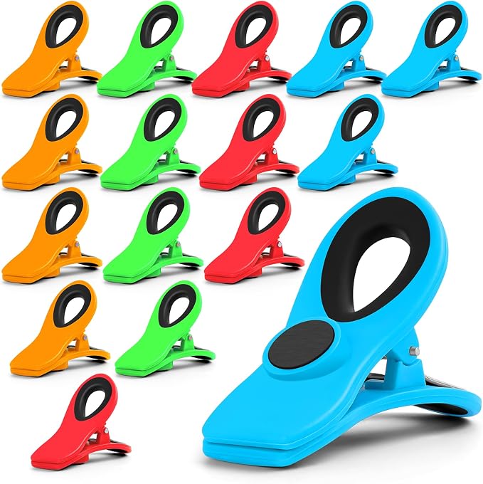 Jetmore 16 Pack Chip Clips Bag Clips, Office Paper Clamps, Refrigerator by Jetmore