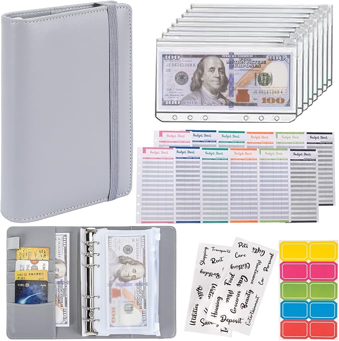 NICOOTH Budget Binder A6 Money Saving Binder by NICOOTH