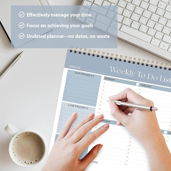 Weekly To Do List Notepad, Undated Planner - Image 7
