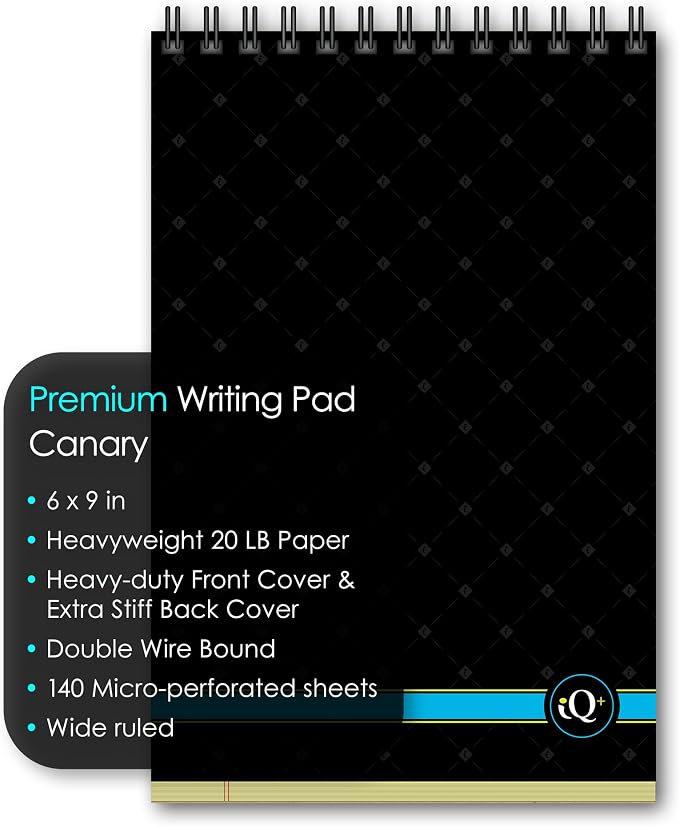 iScholar iQ+ Premium Writing Pad, 140 Sheets, Double-Wire - Image 3