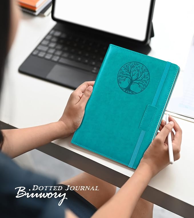 Biuwory Dotted Journal Notebook, 140 Dot Grid Pages, Medium 5.7"×8.3" | A5 - Image 7