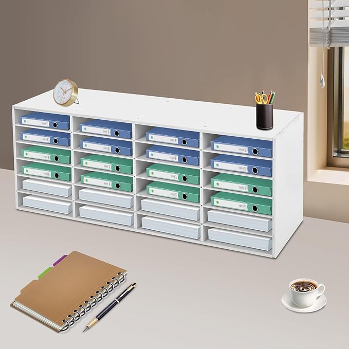 Mailbox for Classroom 24 Slots, Mail Sorter, Paper Organizer Storage, Mail - Image 3