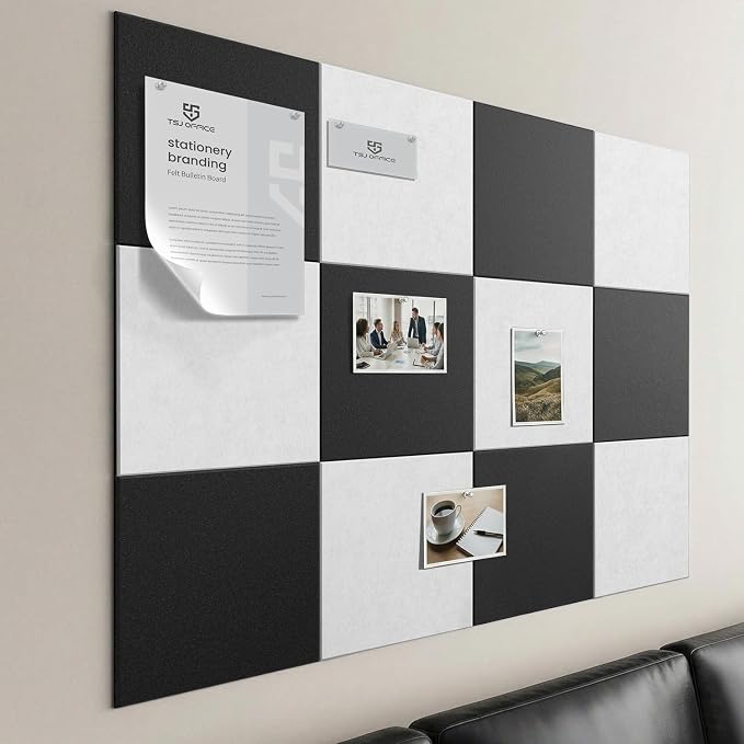 TSJOFFICE Large Cork Board for Wall by TSJOFFICE-WipeCleanThinkGreenWorkSmart
