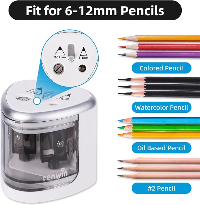tenwin Electric Pencil Sharpener - Image 2